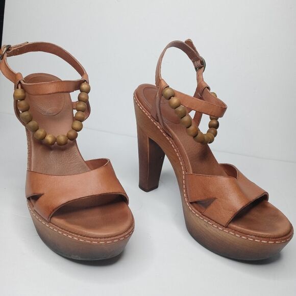 Ugg Naima platform sandals Cinnamon Bark Size 8.5 - Picture 4 of 10
